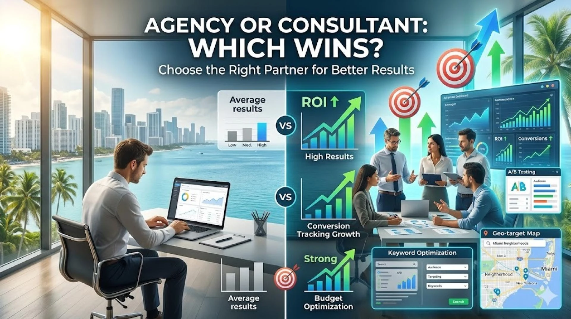 Which Is Better: Google Ads Agency Miami or PPC Consultant
