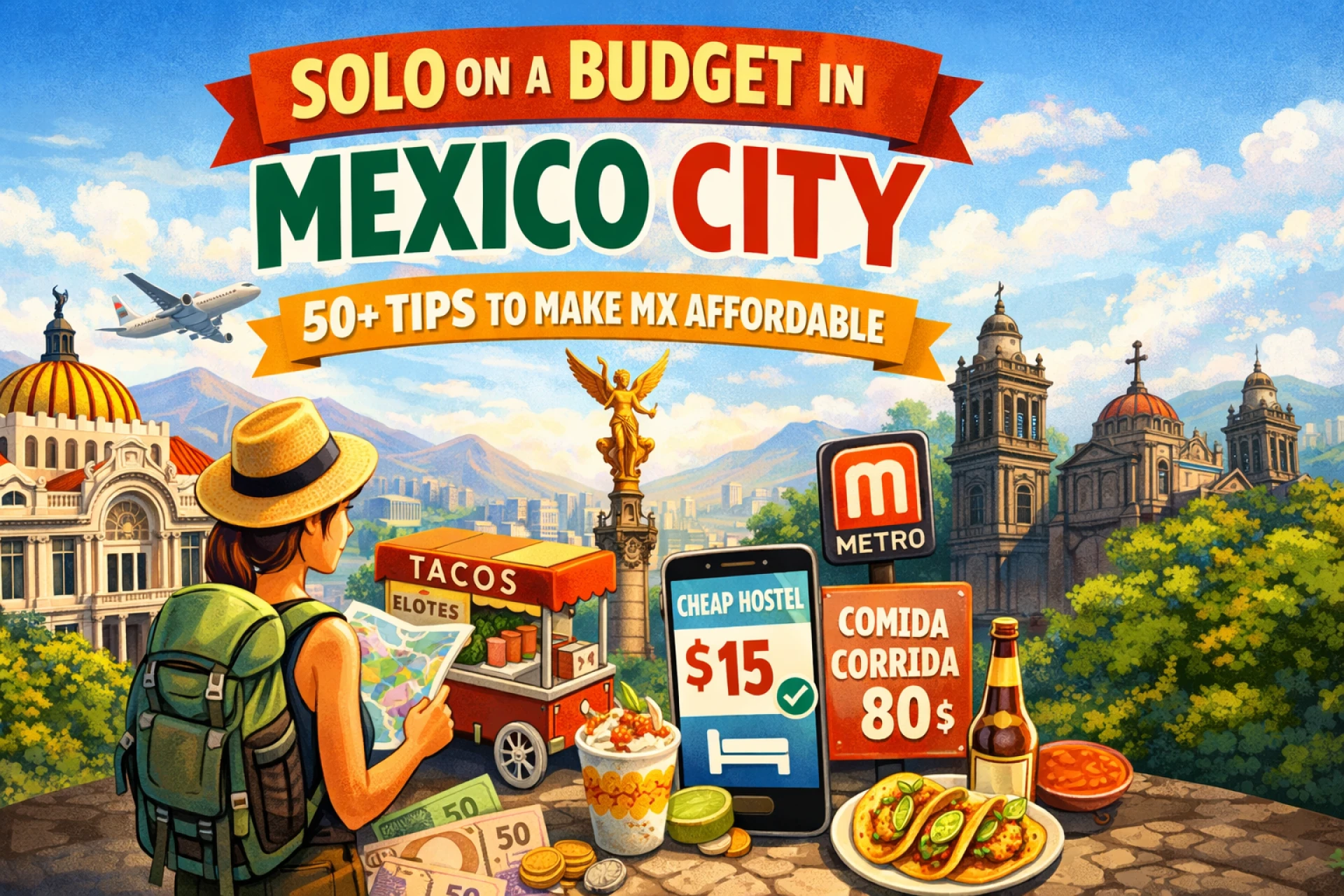 Solo on a Budget in Mexico City: 50+ Tips to Make MX Affordable