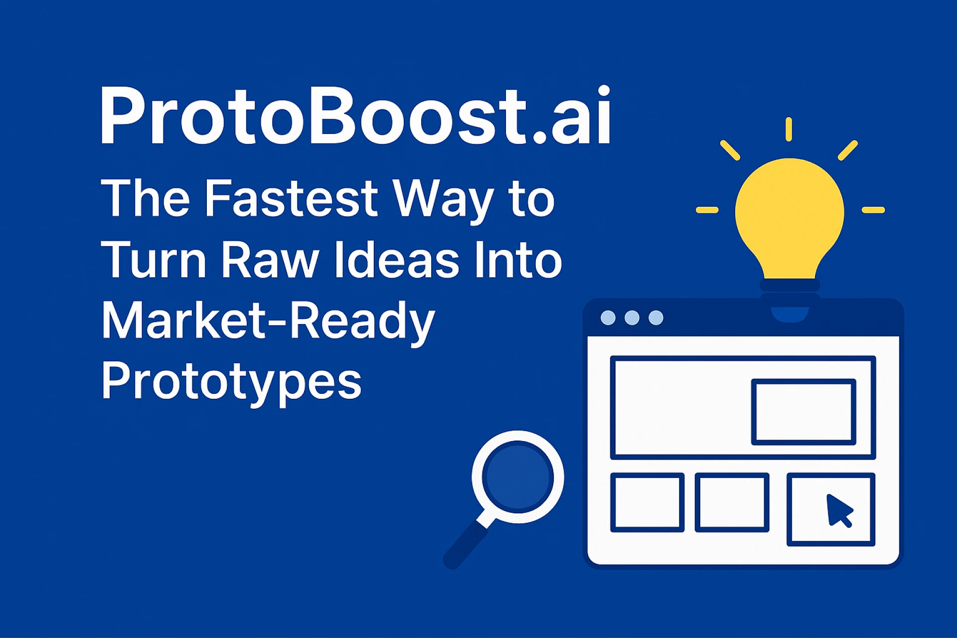 ProtoBoost.ai: Transforming Raw Ideas Into Market-Ready Prototypes at Lightning Speed