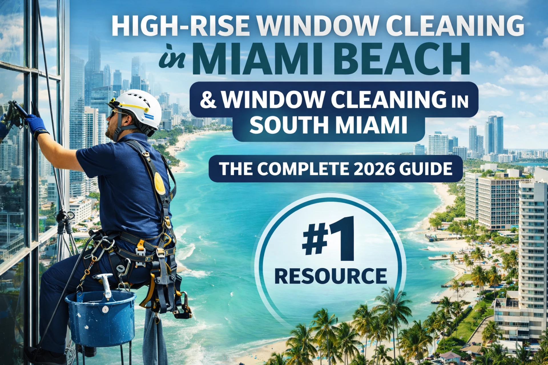 High Rise Window Cleaning in Miami Beach & Window Cleaning in South Miami - The Complete 2026 Guide