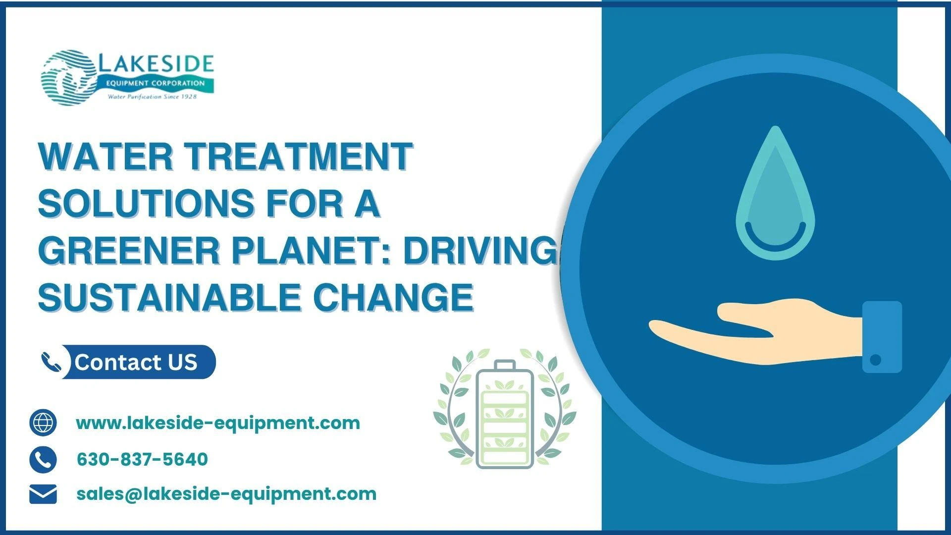 Water Treatment Solutions for a Greener Planet: Driving Sustainable Change