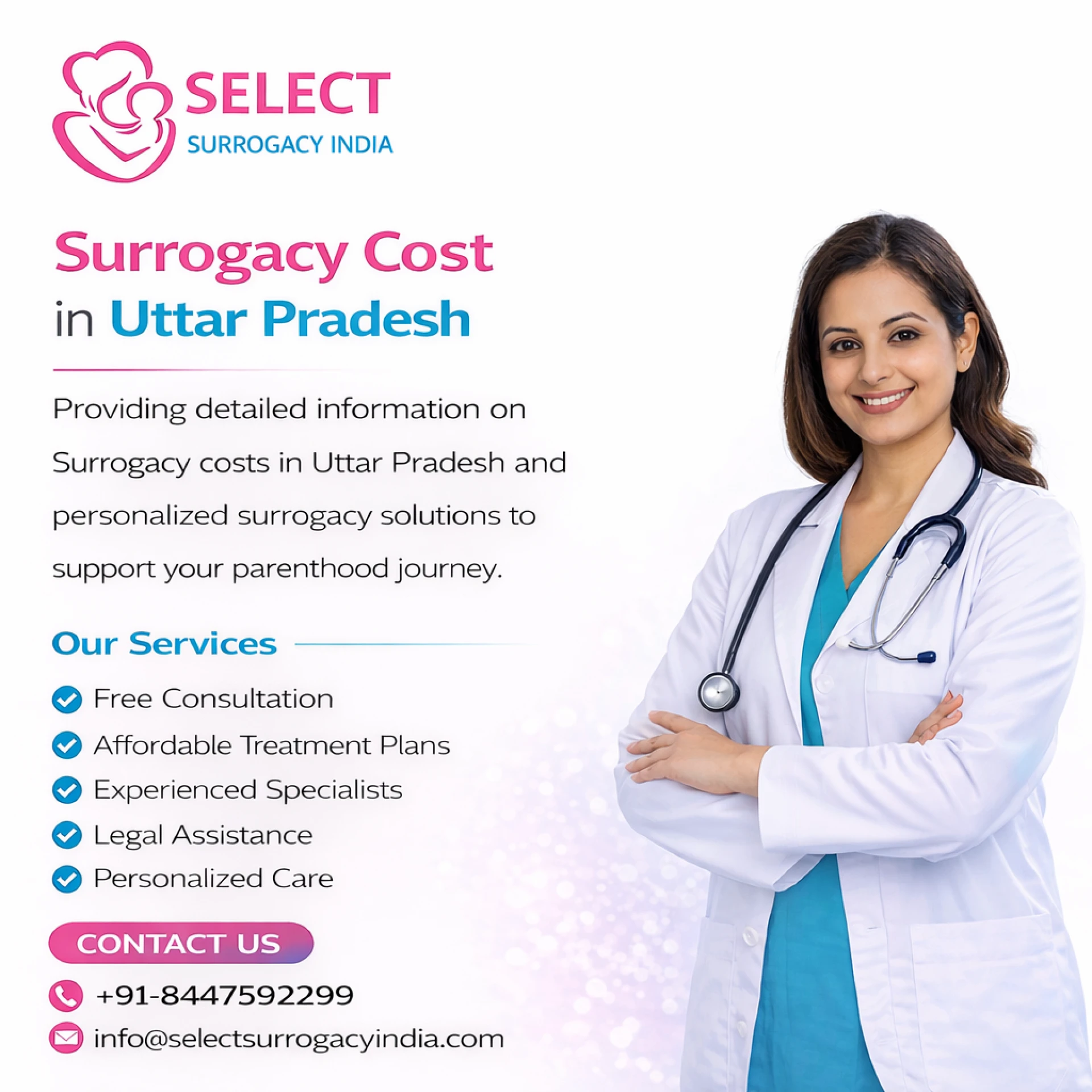 Surrogacy Cost in Uttar Pradesh: A Complete Guide for Intended Parents