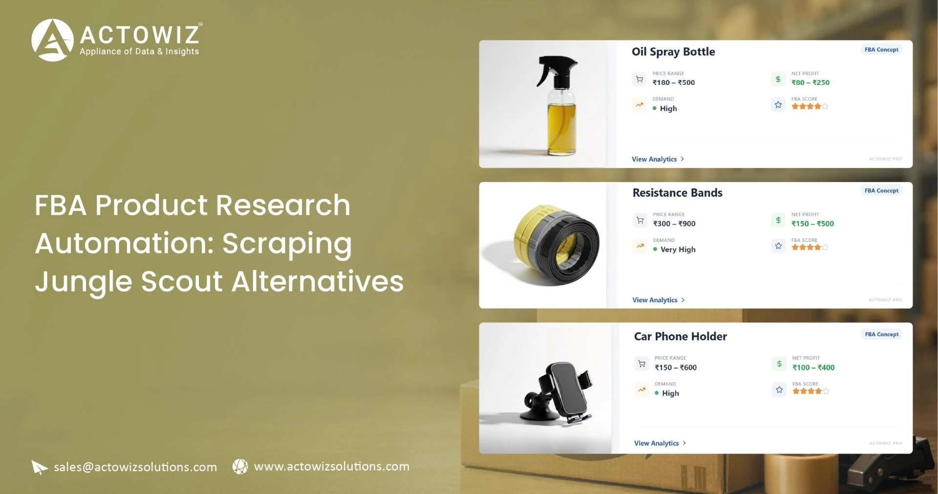 FBA Product Research Automation: Scraping Jungle Scout Alternatives