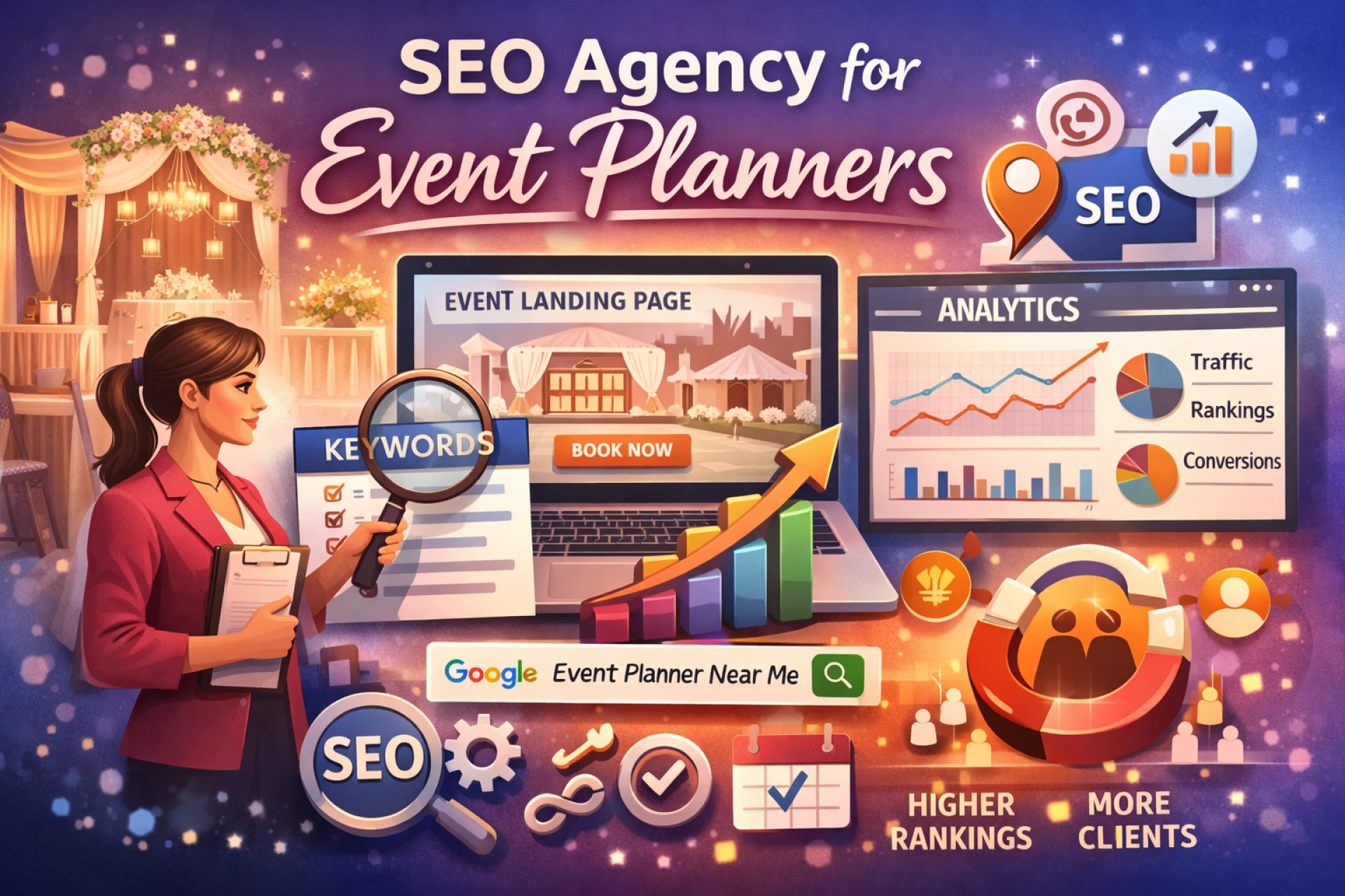 How the Right SEO Agency for Event Planners Can Turn Searches into Bookings