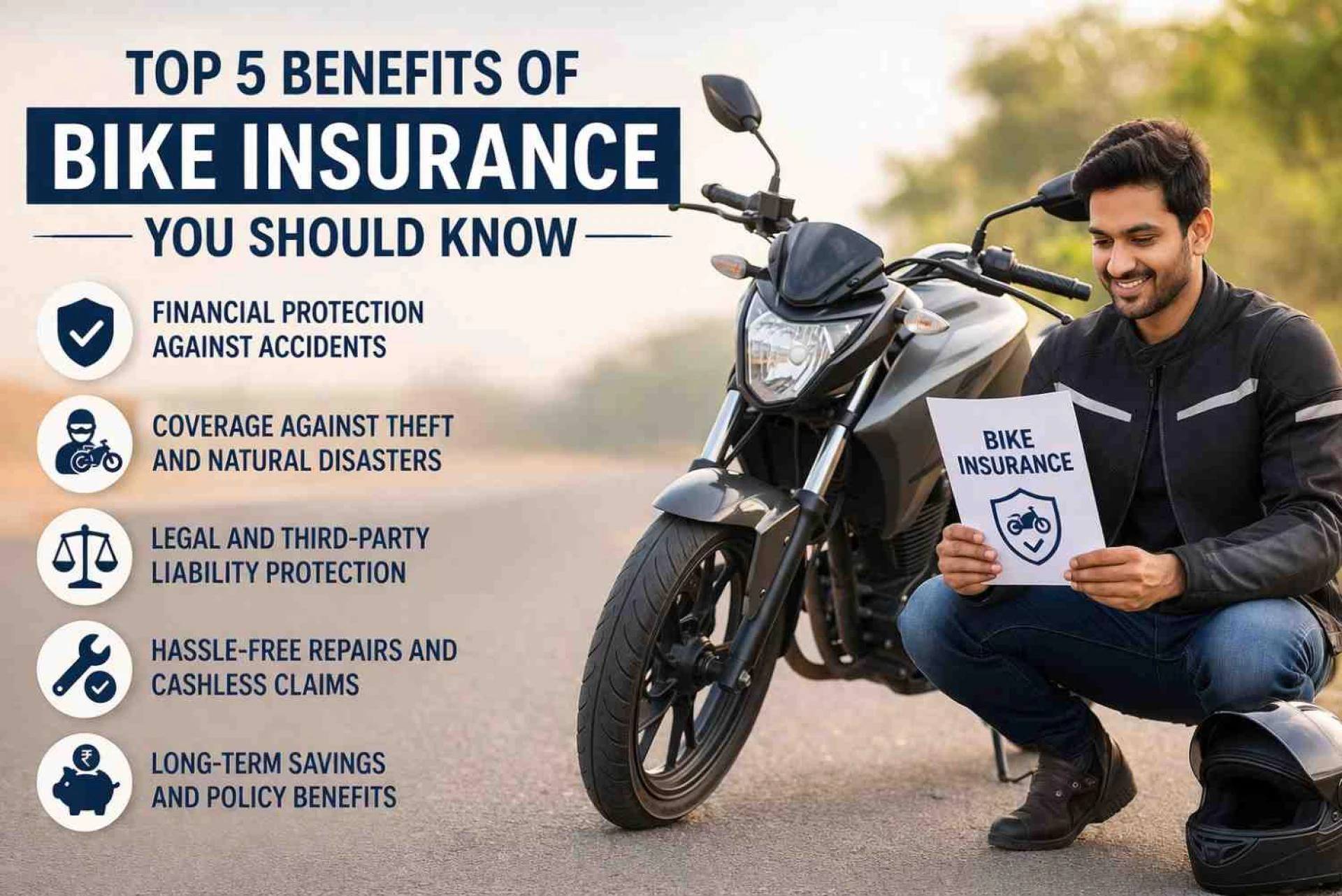 Top 5 Benefits of Bike Insurance You Should Know