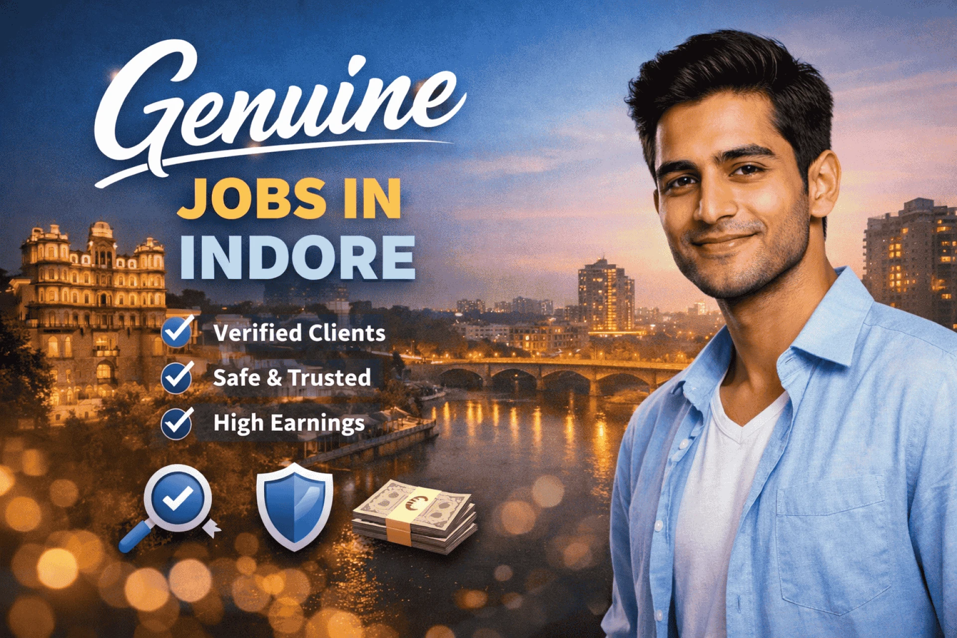 How to Find Genuine Gigolo Jobs in Indore and Start Earning with Trusted Clients
