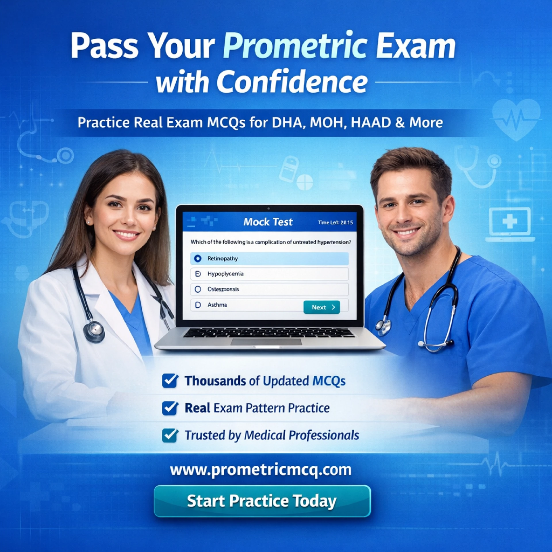 MOH Exam & DHA Prometric Exam – Complete Guide for Medical Prof