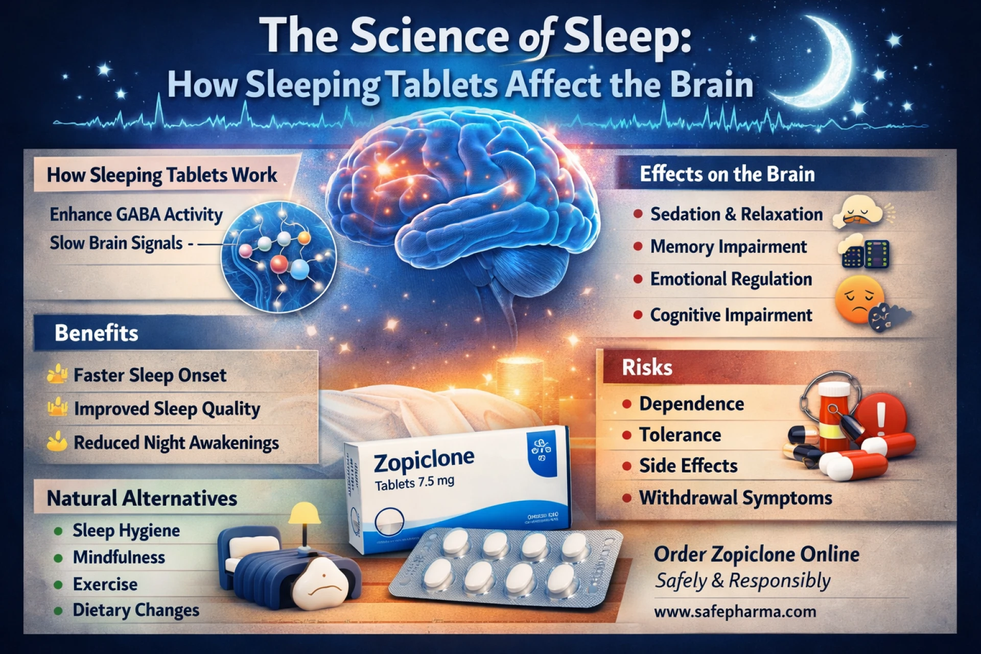 order zopiclone online – The Science of Sleep: How Sleeping Tablets Affect the Brain
