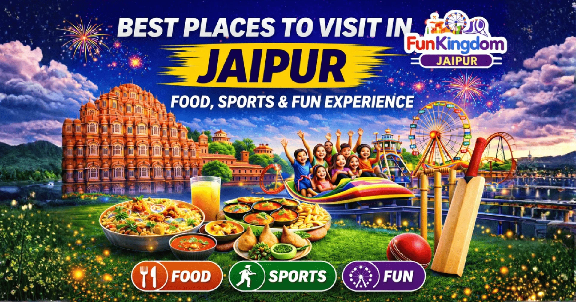 Funkingdom Jaipur: Best Place for Food, Sports & Amusement Park 