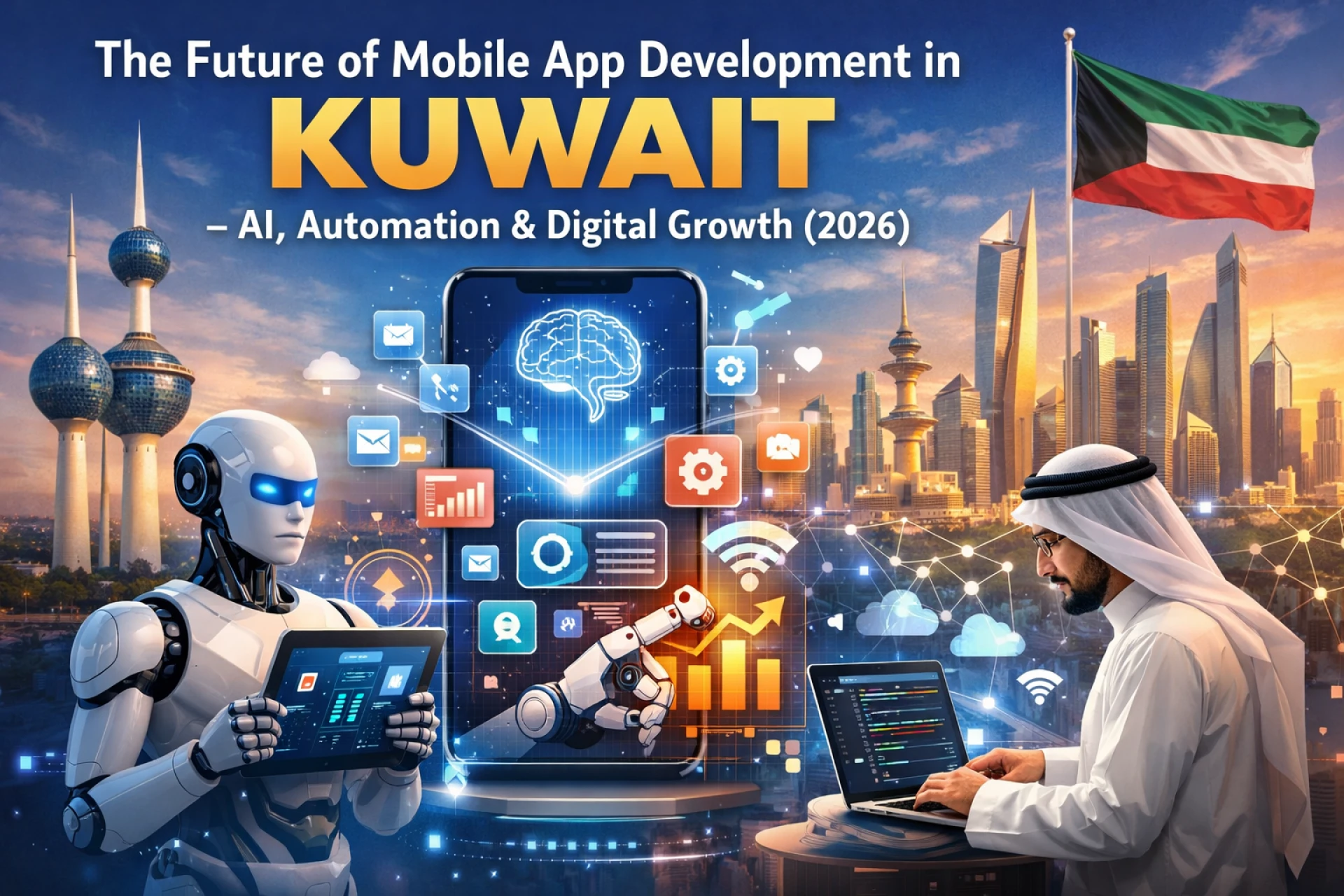 The Future of Mobile App Development in Kuwait - AI, Automation & Digital Growth (2026) 