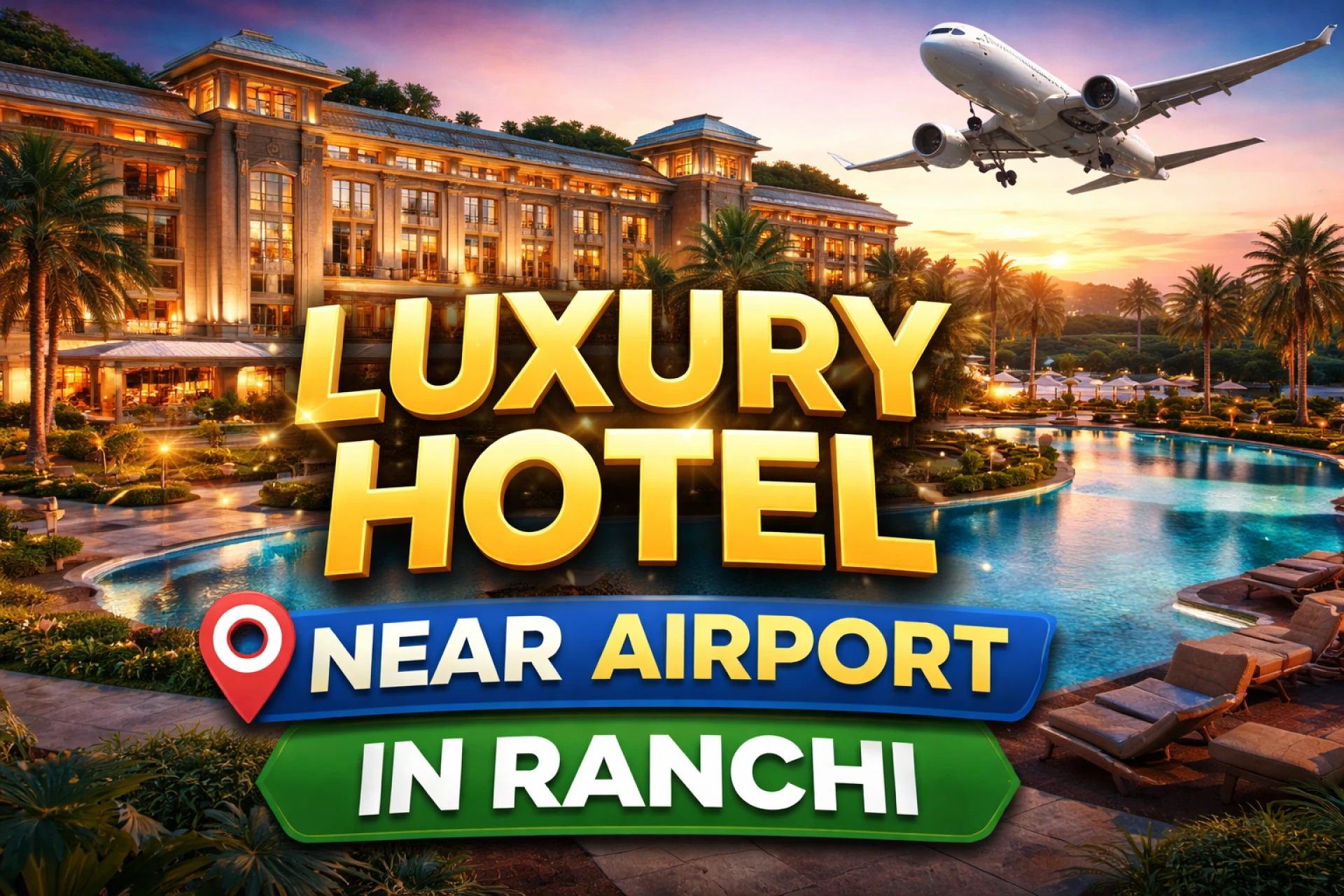 Relaxing places to stay just minutes from Ranchi airport