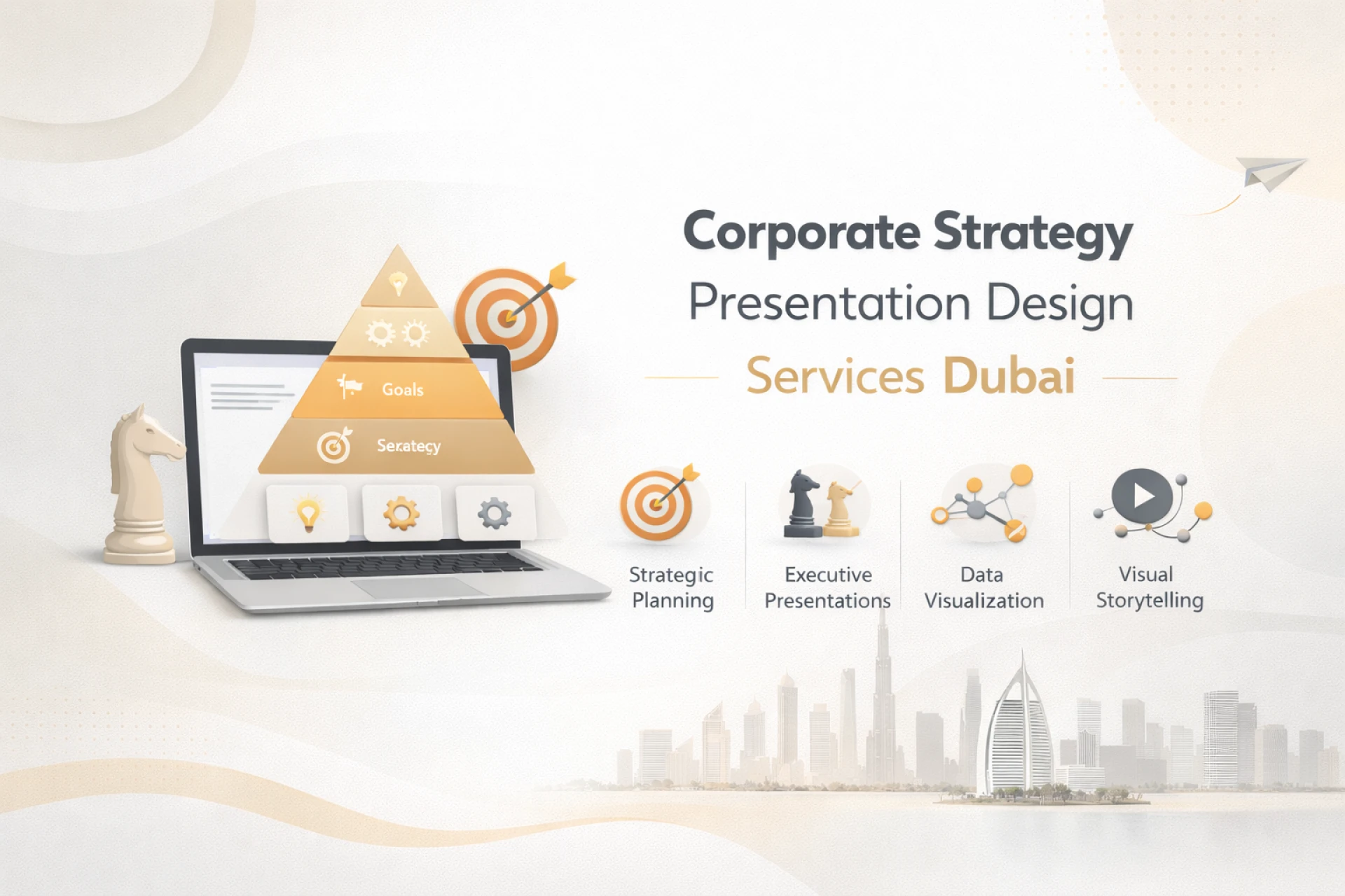 Corporate Strategy Presentation Design Services Dubai