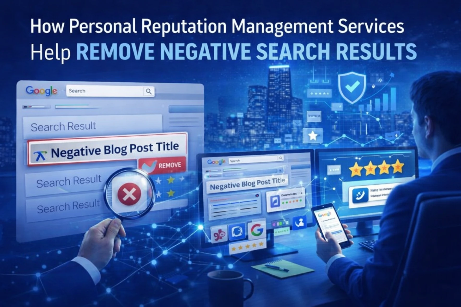 How Personal Reputation Management Services Help Remove Negative Search Results