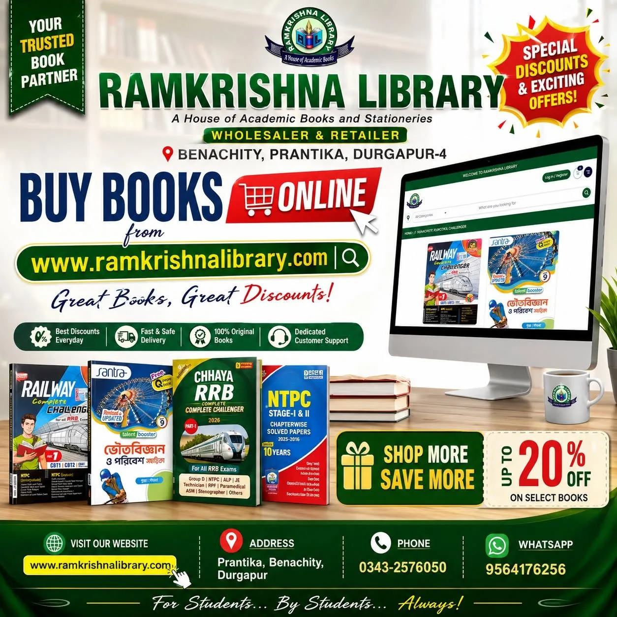Discover Affordable Bengali Books Online: Academic, Competitive Exam & College Books