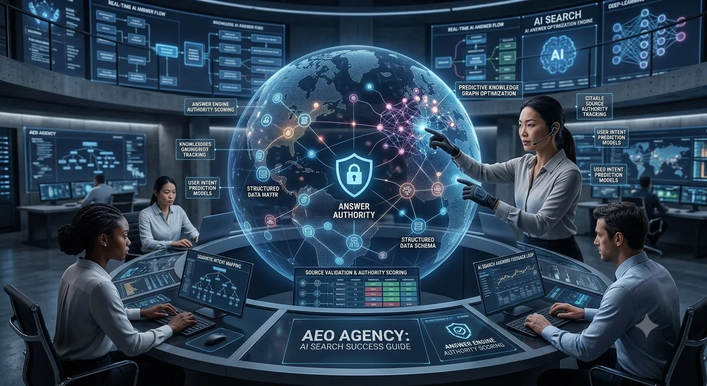 AEO Agency Guide Answer Engine Optimization Services for AI Search Success