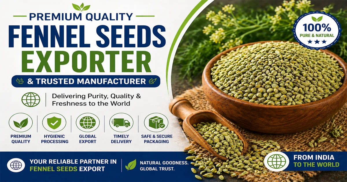 Choosing the Right Fennel Seeds Exporter for Quality Supply