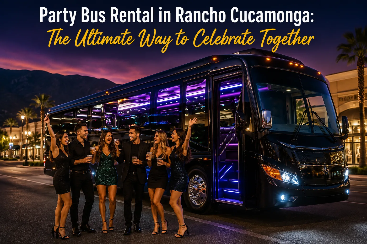 Party Bus Rental in Rancho Cucamonga: The Ultimate Way to Celebrate Together