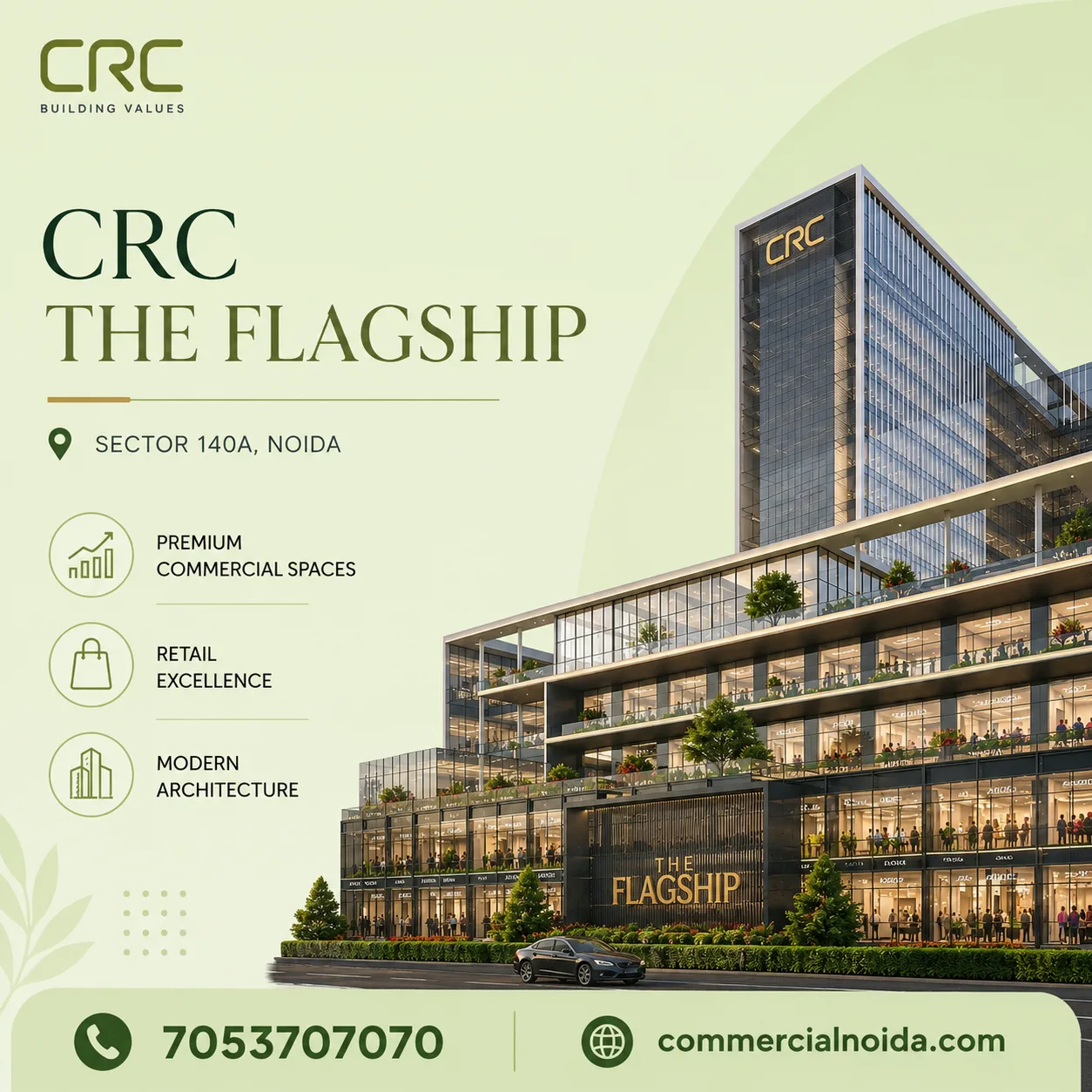 CRC The Flagship Sector 140A Noida – Premium Commercial Property on Noida Expressway