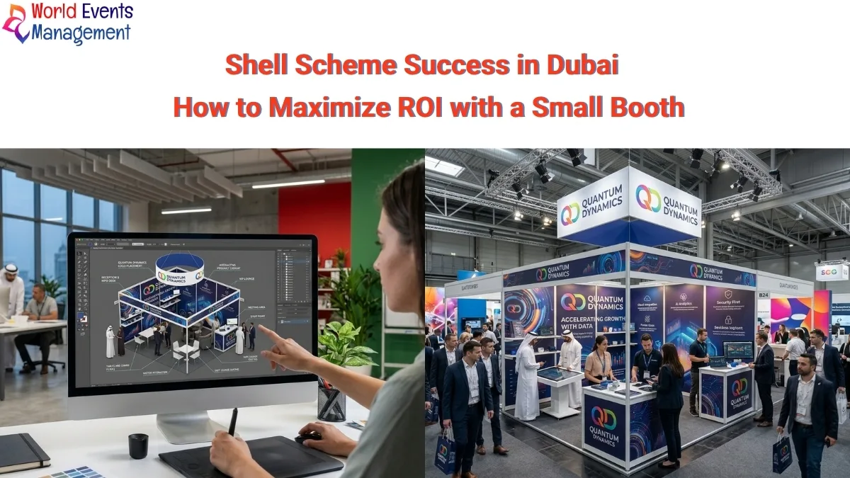 Shell Scheme Success in Dubai: How to Maximize ROI with a Small Booth