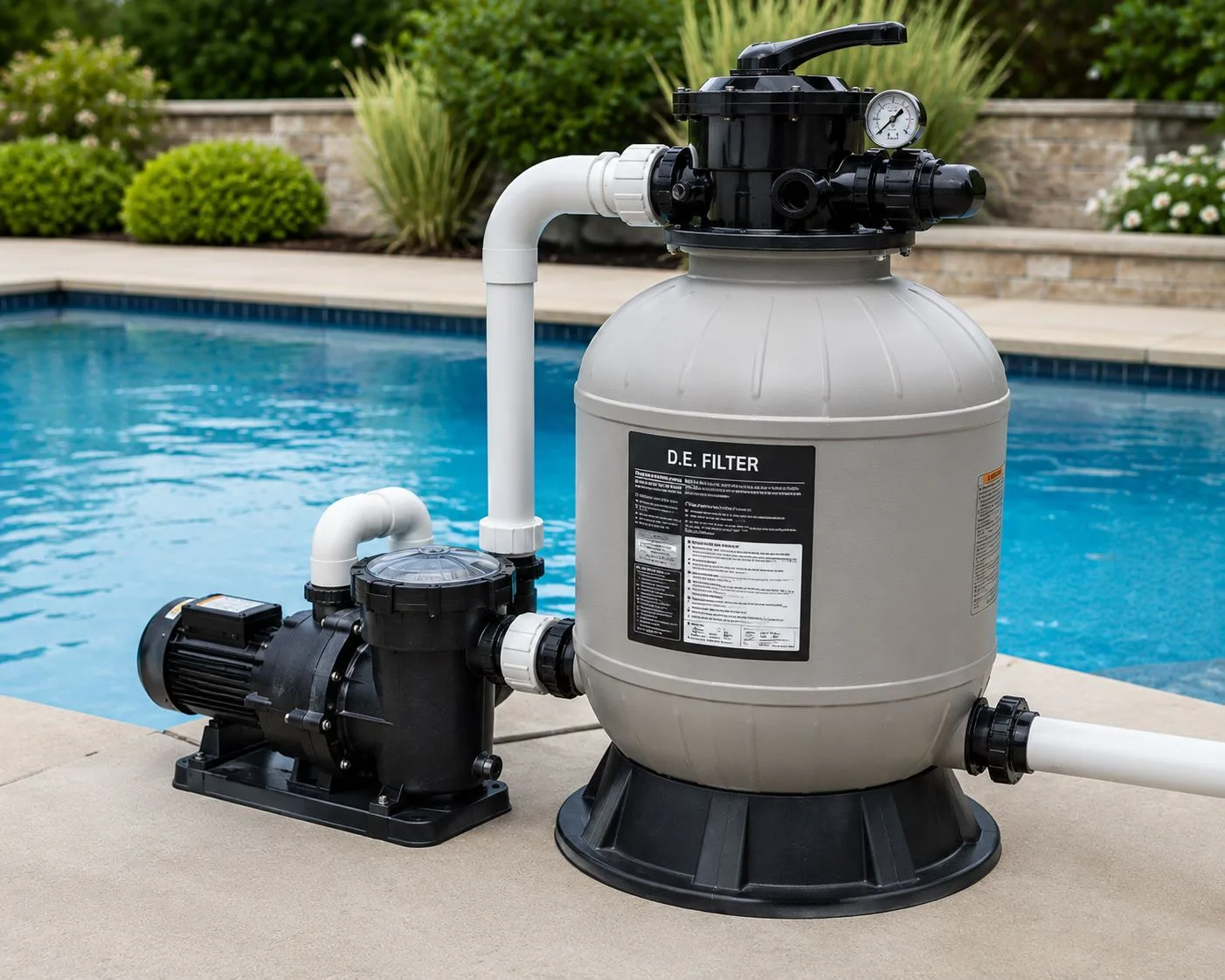 How Does a DE Pool Filter Work? Everything You Need to Know