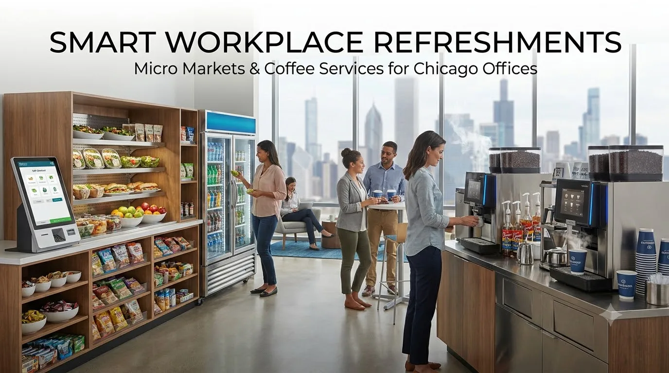 Smart Vending and Coffee Services Chicago Offices Need Every Workdays!