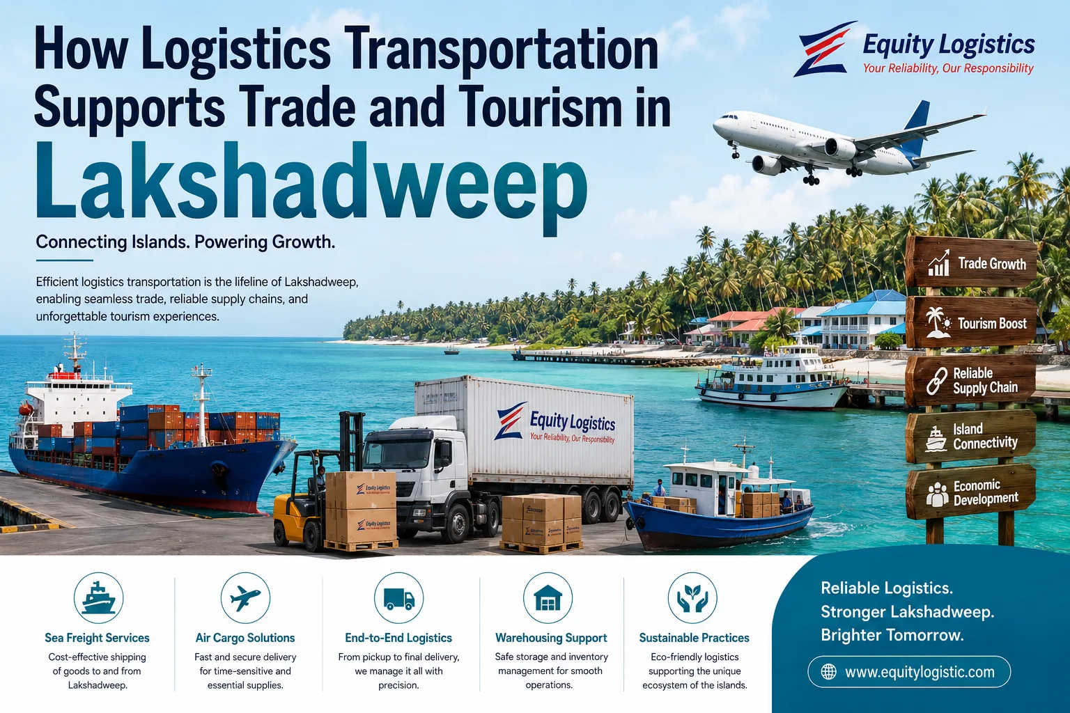 How Logistics Transportation Supports Trade and Tourism in Lakshadweep