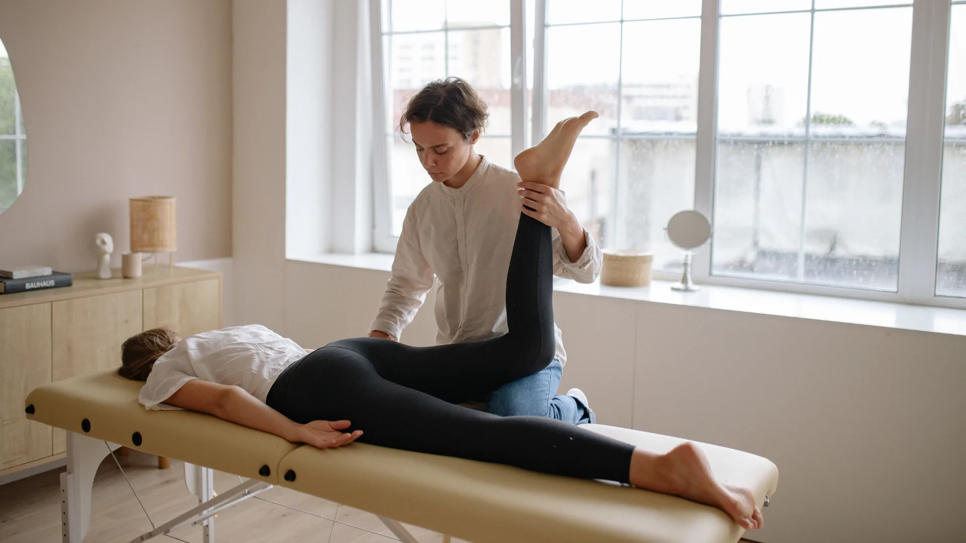 In-home physiotherapy for limited mobility patients