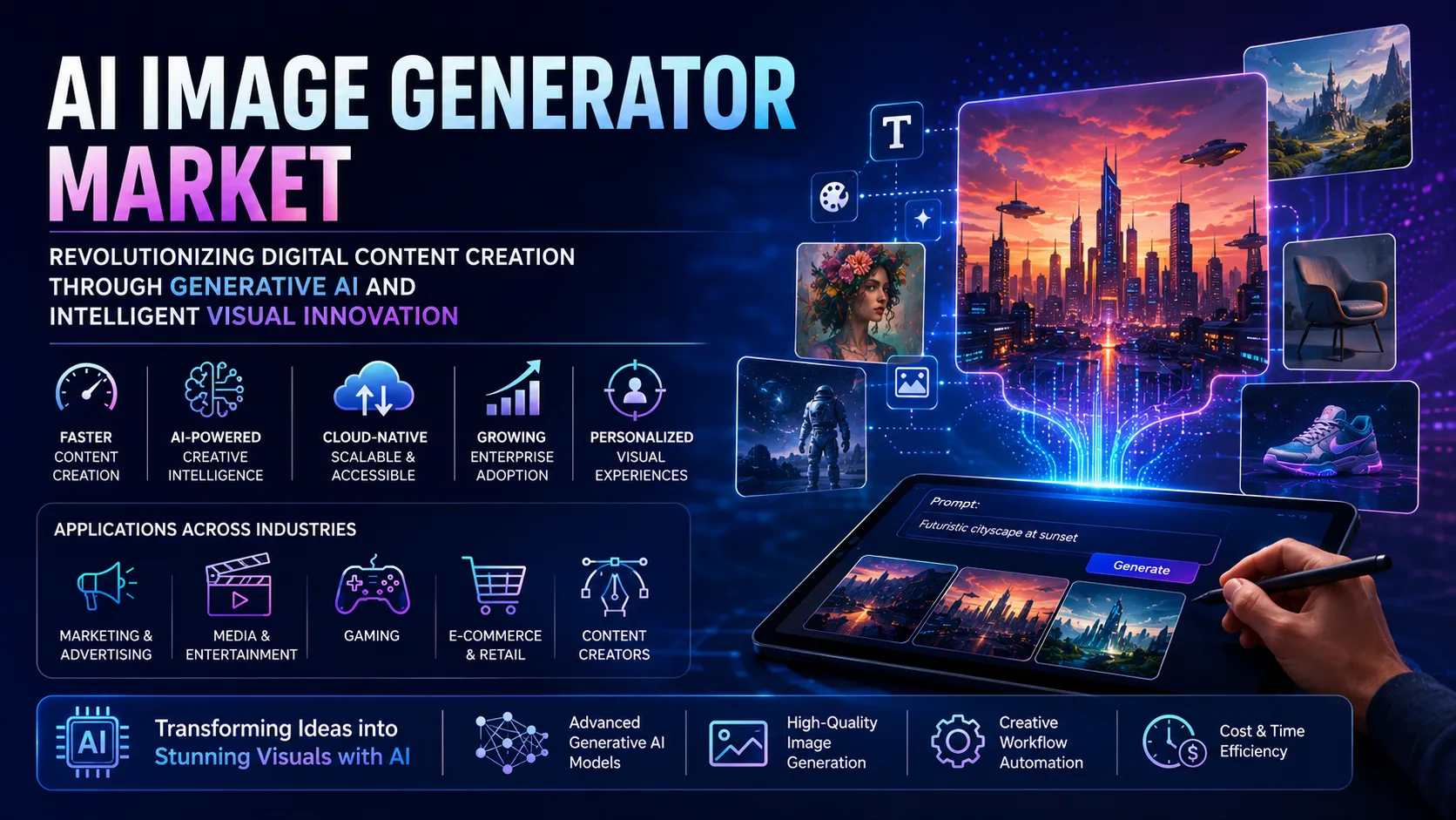 AI Image Generator Market: Transforming Digital Content Creation with Generative AI