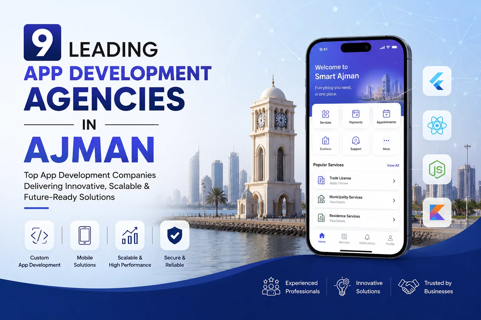 9 Leading App Development Agencies in Ajman