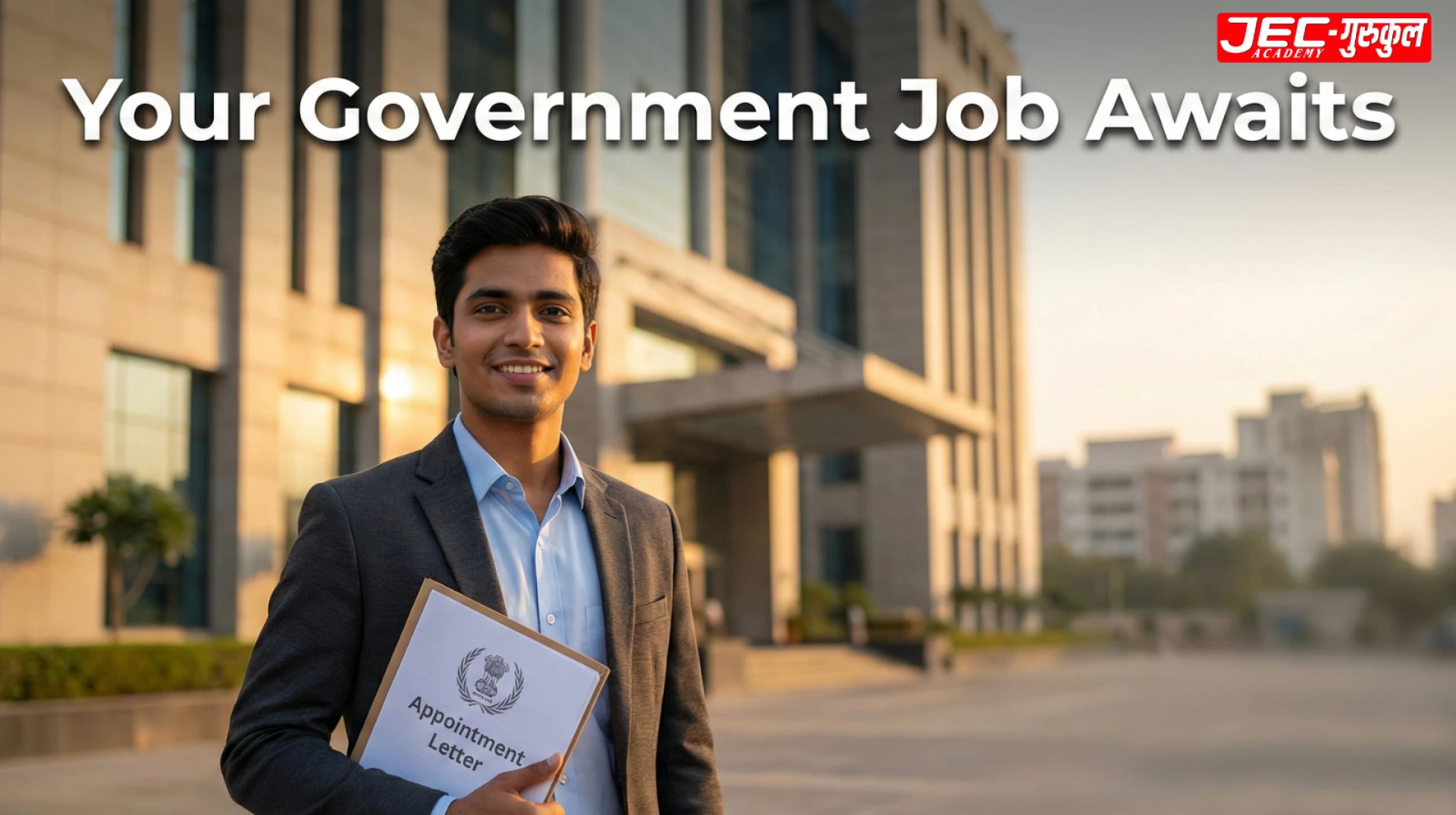 Successful SSC CGL candidate celebrating government job selection in 2026