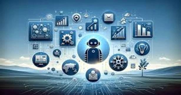 A blue and white digital image of a robot

AI-generated content may be incorrect.